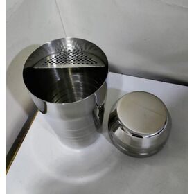 Bar Tools Bartender Strainer Martini Black Shaker 600 ml Drink Mixer Stainless Steel Shaker CustomBar Home Tools Stainless Steel