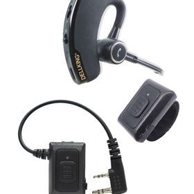 Walkie Talkie Bluetooth Headset,Compatible for Hytera/Kenwood/Kirisun Embedded Bluetooth Function