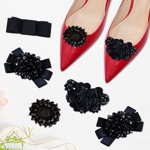 Classic Beading Shoe Clips Detachable Metal Shoe Buckle Custom Ladies Shoe Decoration Accessories