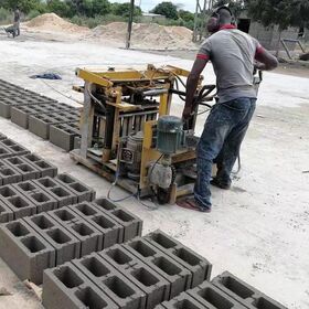Concrete Block Machine QMY4-30A Manual Brick Making Machine Small Brick Making Machine Suzhou Powell Machinery Technology Co.