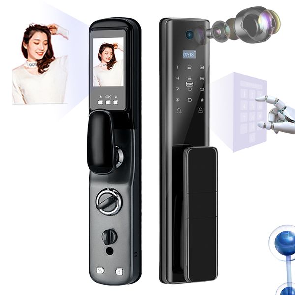 Elock ES261C electronic Tuya Camera Lock home luxury 5085 5050 6068 Mortise wifi app smartlocks smart doorlock