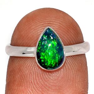 Fashion women jewelry 925 sterling silver opal rings manufacturer of opal gemstone jewellery for women