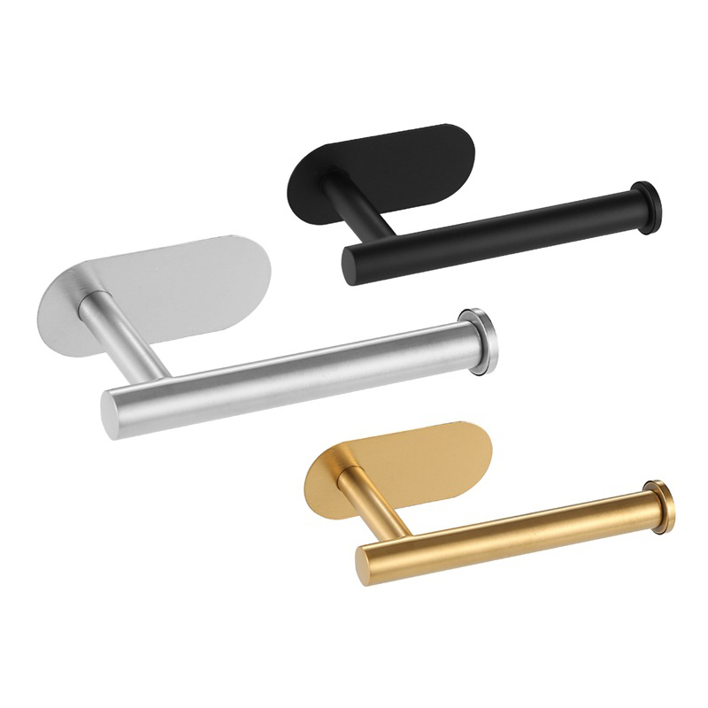 Guangzhou Weiguan Hardware Factory WG851 Paper Towel Holders for Kitchen Paper Towels Self-Adhesive Under Cabinet Stainless Steel Paper Towels Holder