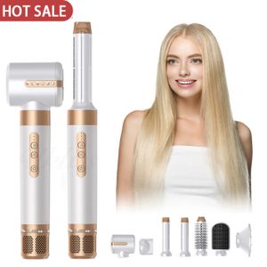 110000 RPM auto wrap wholesale strong air styler with hair dryer brush 7 in 1 hot air brush comb high speed hair dryer