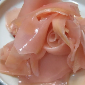 Natural Pickled White Sushi Ginger for Japanese Restaurant