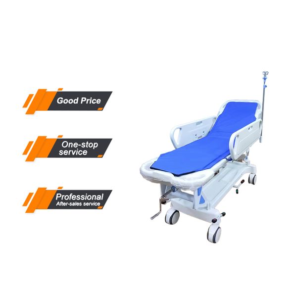 MY-R021 Good quality adjustable hospital bed function flat medical with rocker icu bed for patient furniture