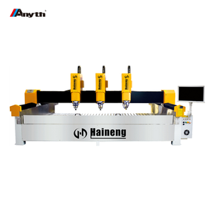 efficient stable Classic three-head engraving machine Suitable for building materials ancient buildings tombstones tea trays