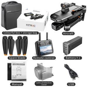 KF104 drone professionnel Aircraft gps 2 cameras Obstacle avoidance long range 40mins flight time drone KF104 with screen remote