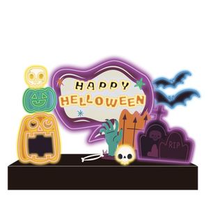 Bunc Super Bright Sign LED Halloween Sign, Advertising Animated Display Billboard