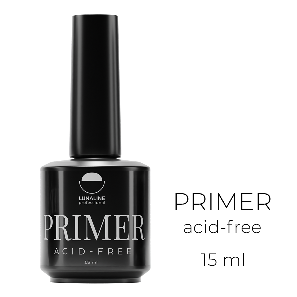 LunaLine acid-free primer clear color primer nail primer for acrylic UV gel set nails professional manicure uv lamp