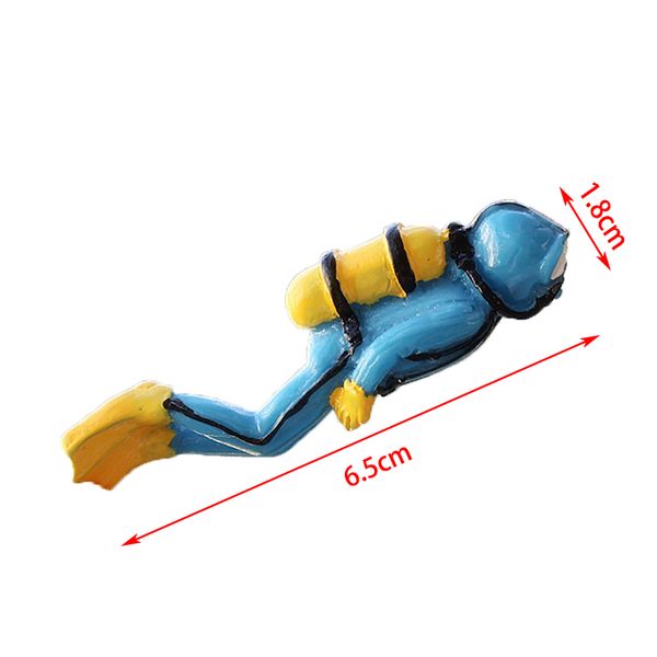 Divers Figurine Antique Box Aquarium Decor Fish Tank Ornament Resin Crafts