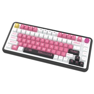 156 keys Brazil Portuguese ISO UK layout Keycap French AZERTY Cherry profile PBT Dye Sub keycaps for gaming keyboards girls gift