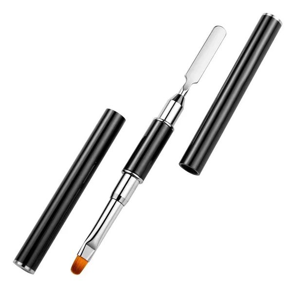 Multifunctional Nail Art Brush For Nails Extension Quick Building Removal Spatula Stick Acrylic Builder Pen Manicures Tools