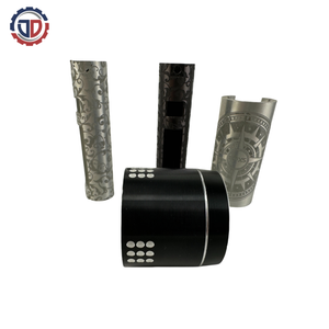 JINDEE Customized Metal Parts  Aluminum Turning Cutting Milling Precision Surface Oxidation Etching Process CNC Turning Parts