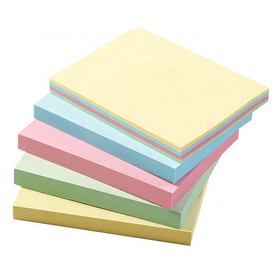 kawaii customized cute creative fresh color folding memo pad sticky note notepad for Hand account