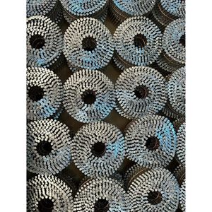 Stainless Steel Ring Shank Spiral 304 Collated Screw Ring Helical Shank Collated Q195 Coil Nails for pallet Pneumatic Nail