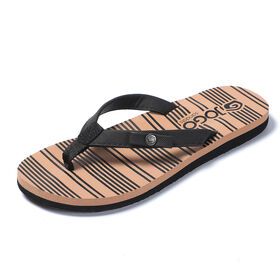 Custom Men's Summer Slippers Fashion Slides Wholesale Men's Indoor Slippers OEM Soft Sandals Beach
