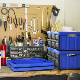 JOIN Plastic Chemical Storage Container Plastic Storage Box Household Collapsible Box Folding Crate