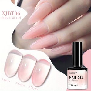 24 Colours Ice Translucent Summer 7.3ml Nail Gel Polish Nude Ice UV Gel Nails Salon Transparent Supplier 06