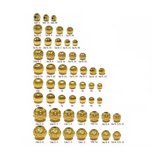 Luxury Fashion 24k Gold Various Connectors Beads For DIY Bracelet Necklace Anklet Jewelry Making Accessories