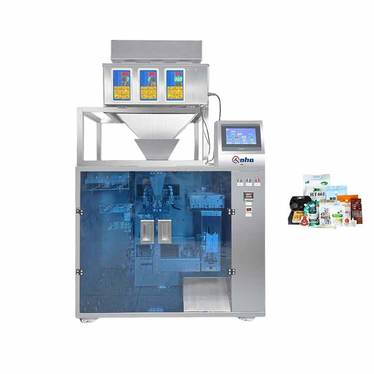 CohoMachine Automatic Doypack Premade Bag Salt Packing Machine Pouch Packing Cube Sugar Coffee Salt Rice Filling Packing Machine