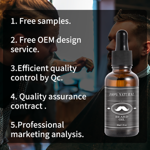 Private Label Professional Natural Organic Beard Growth Oil Beard Care Kits With Beard Wash factory wholesale OEM