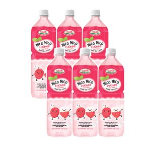 1000ML Bottle Juice with Nata De Coco Mango Coconut Lychee Vietnam Premium Quality Fruit and Vegetable Juice Wholesale Supplier