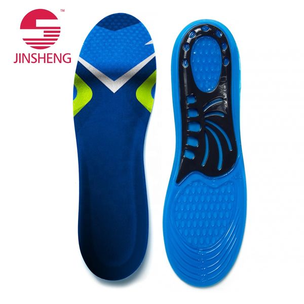 Hot selling gel insoles for plantar fasciitis Work Insoles for Men Sizes 8-13 Shock Absorbing  Reduce Fatigue