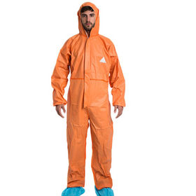 C500 Disposable Coverall for Orange Protective wear