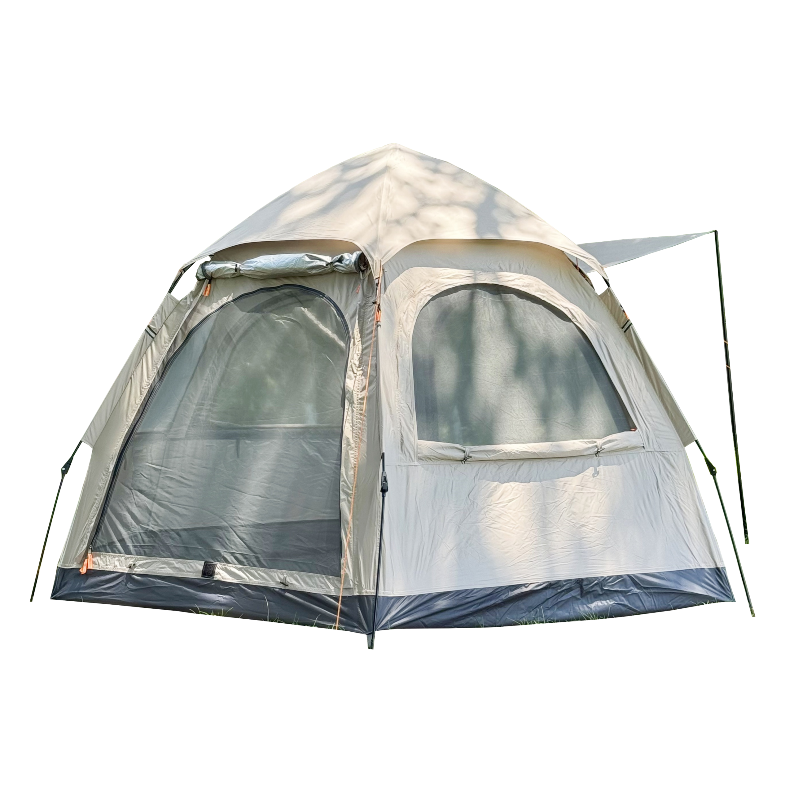 Wujiang City Spring Pine Weaving Co., Ltd. Custom 2-3 person automatic tent mobile family house portable outdoor camping hiking fishing picnic hexagonal folding waterproof