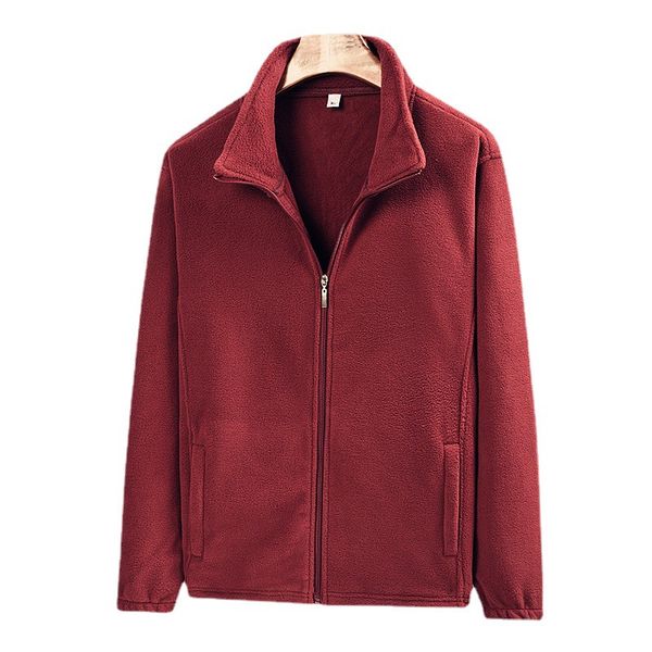 New arrival winter lightweight sports outdoor warm windproof micro polar fleece men jacket with elastic cuff windbreaker inner