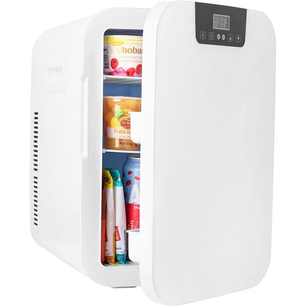 Portable hot cold 20L mini fridge for hotel DC12V/AC100-240V for car and home mini fridge compact refrigerators