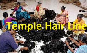 TEMPLE HAIR LINE Raw Human Hair