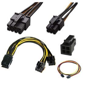 car 8Pin PCI Express Graphics Video Card GPU VGA 8 Pin Female to Dual GPU 8 Pin Male  4 6 8 way Splitter Power Extension Cable