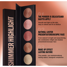 Makeup Palette Highlighter Powder Private Label Face Bronze Palette