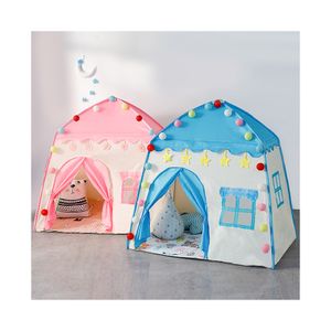 Wholesale Big Pink Blue Children Kids Play Tent Kids Camping Play House Tent Kids Play Toy Tents for girls