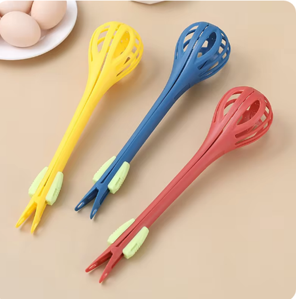 Multifunctional Portable Egg Beater Food Clamp Noodle Clamp Bake Tool Kitchen Accessory Hand Mixer