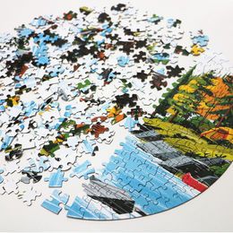 OEM Factory price the sea at sunset high quality floor table game sublimation jigsaw puzzles