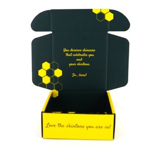 Wholesale Customized Brand Printing Eco Friendly Kraft Box Packaging E Flute Corrugated Cardboard Mailing Shipping Box