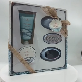 2021 Best Seller Shower Gel and Lotion Set Bath Set by Spa Baby Bath Sets with Stand