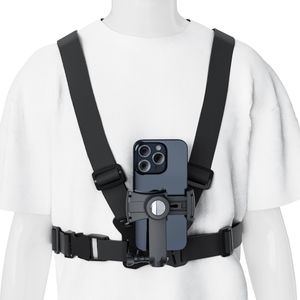 New Chest Strap Holder Harness Chest Phone Mount Cell Phone Clip Action Camera POV Phone Chest Mount