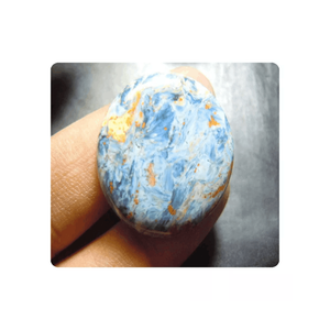 Blue Premium Quality Natural Gemstone Bead 29x29MM Cabochon from Pieter site CMA Certified for Jewelry Making Wholesale