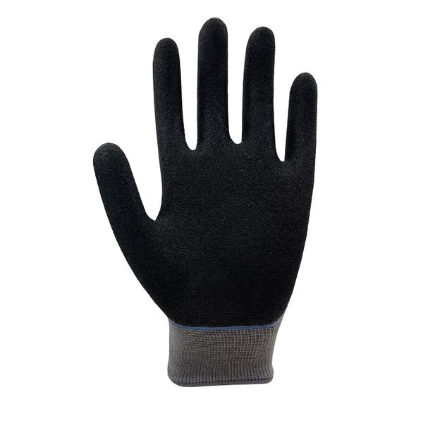 Durable Construction Gear Nitrile Palm Dipped Safety Working Gloves Knitted Hand Protection Industrial Gloves
