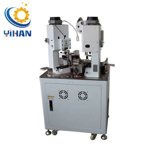 Fully Automatic wire cutting stripping double-head terminal crimping machine both side terminal crimping machine