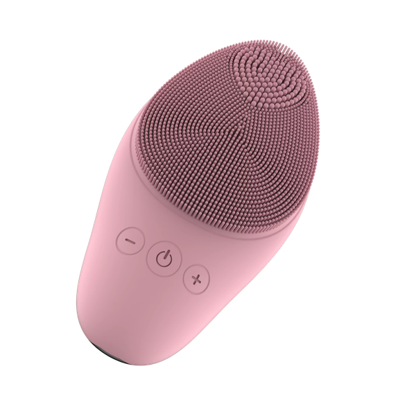 Electric Skin Body Face Deep Spa Silicon Face Scrubber Facial Cleansing Brush With Red Light EMS