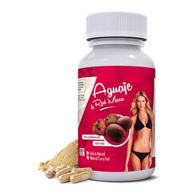 Natural Curves Capsules Supplement Peru Aguaje and Red Maca Root Pills for Butt and Breast Enhancement for Women
