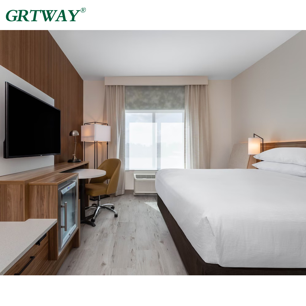 GRT6567 Hotel Furniture Suppliers for Sale Wyndham Garden Hotel Beds Room Furniture Hotel