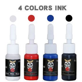Tuffking Tattoo Ink 4 Ink Set Tattoo Pigment Supplies Body Art Inks