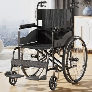 HaoHan 2024 new 061 Portable Elderly Foldable Medical Aluminum Alloy Smart Medical Wheelchair Disabled Wheelchair