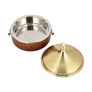 Premium Quality Serving Hotpot For Food Handmade Decorative Dinner Table Equipment Pot With Best